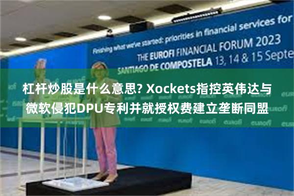 杠杆炒股是什么意思? Xockets指控英伟达与微软侵犯DPU专利并就授权费建立垄断同盟